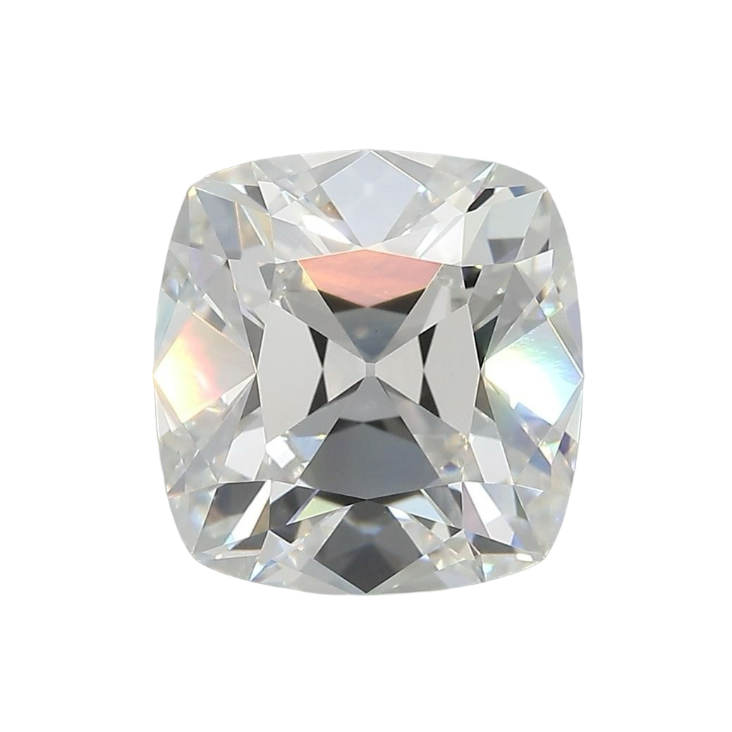 4.89ct E VVS2 Old Mine Cut Cushion IGI Certified Lab Diamond