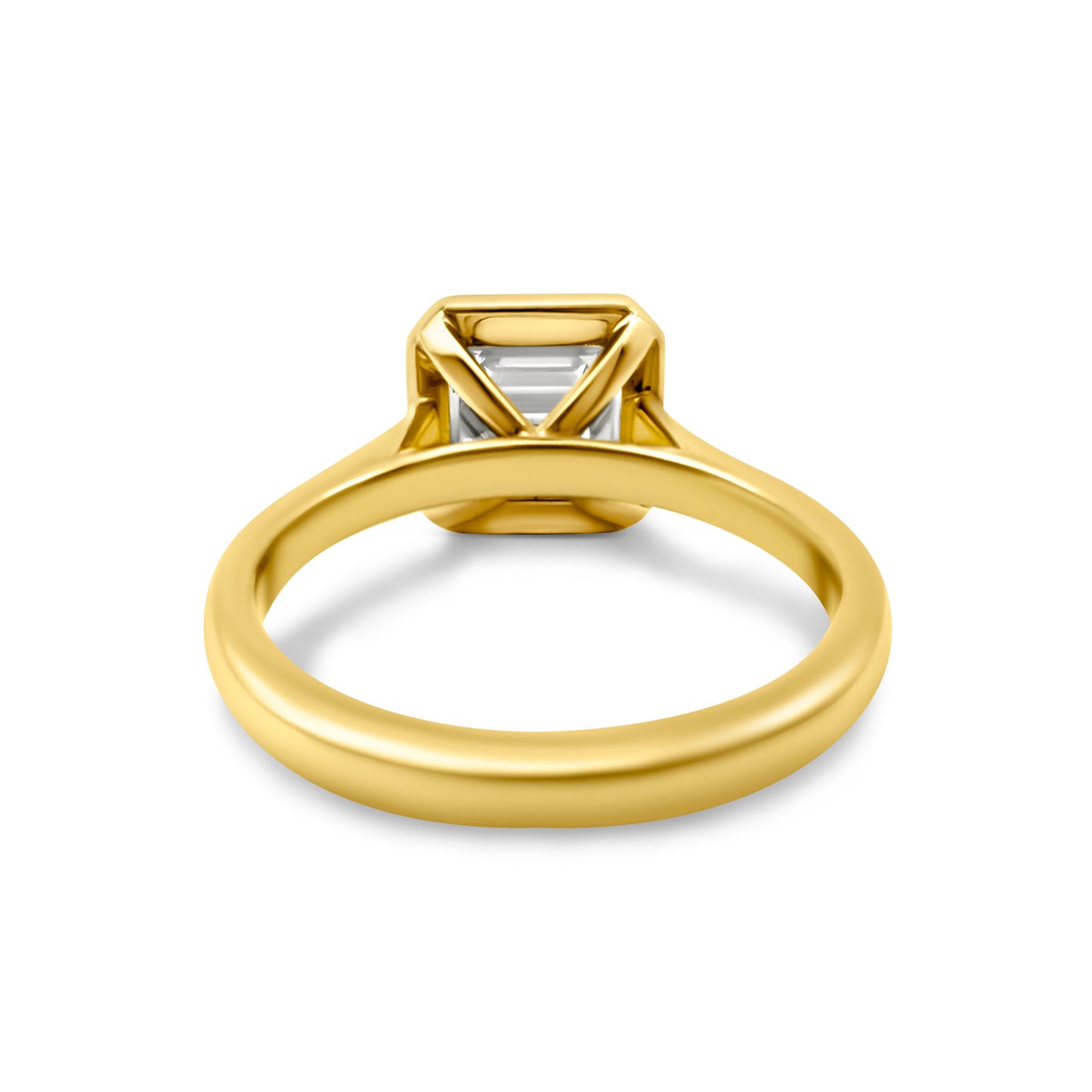 The Bezel-ish Asscher Solitaire