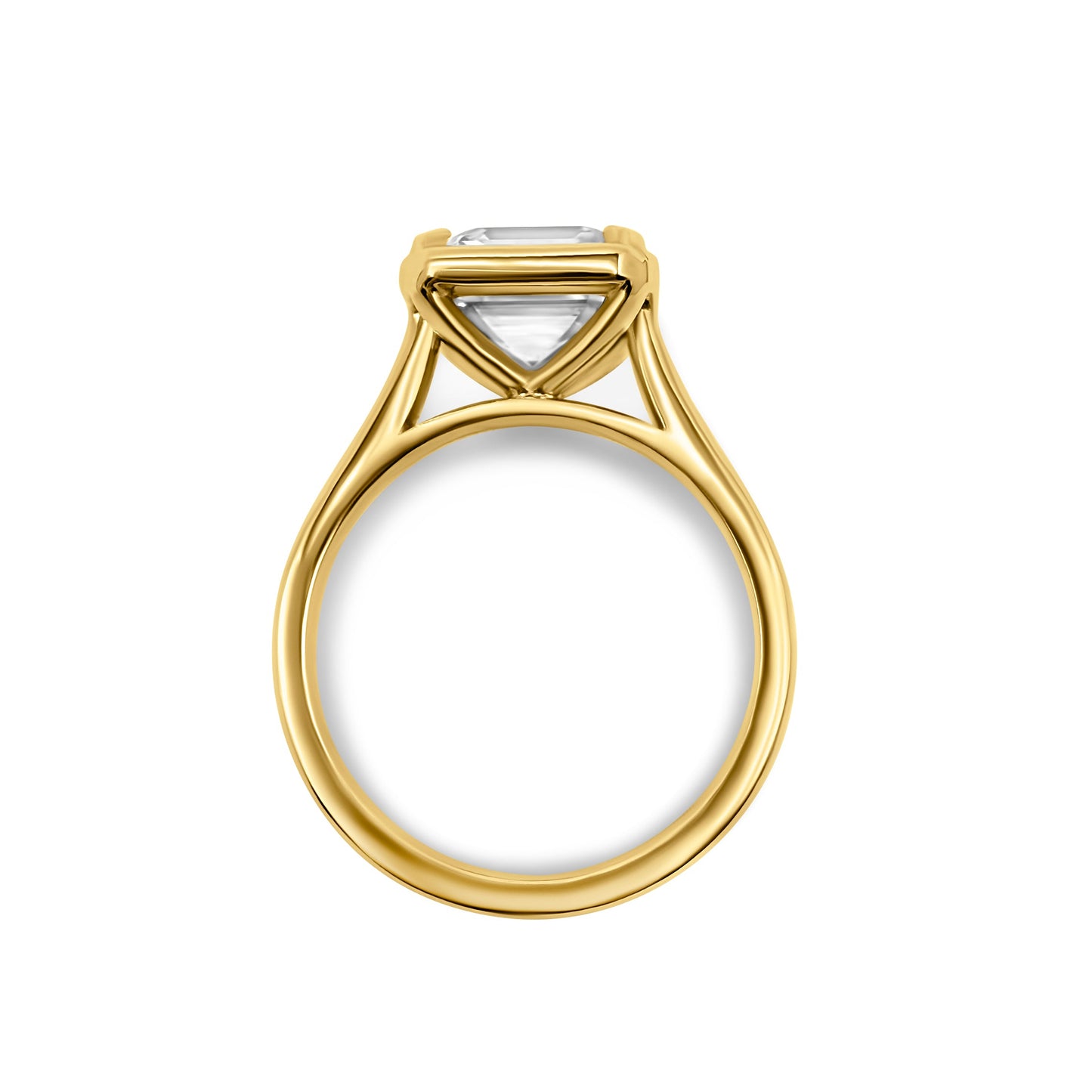 The Bezel-ish Asscher Solitaire