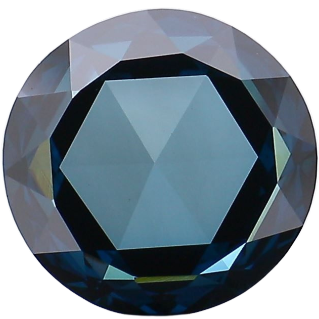 2.10ct Fancy Vivid Blue VS1 Rose Cut IGI Certified Lab Diamond
