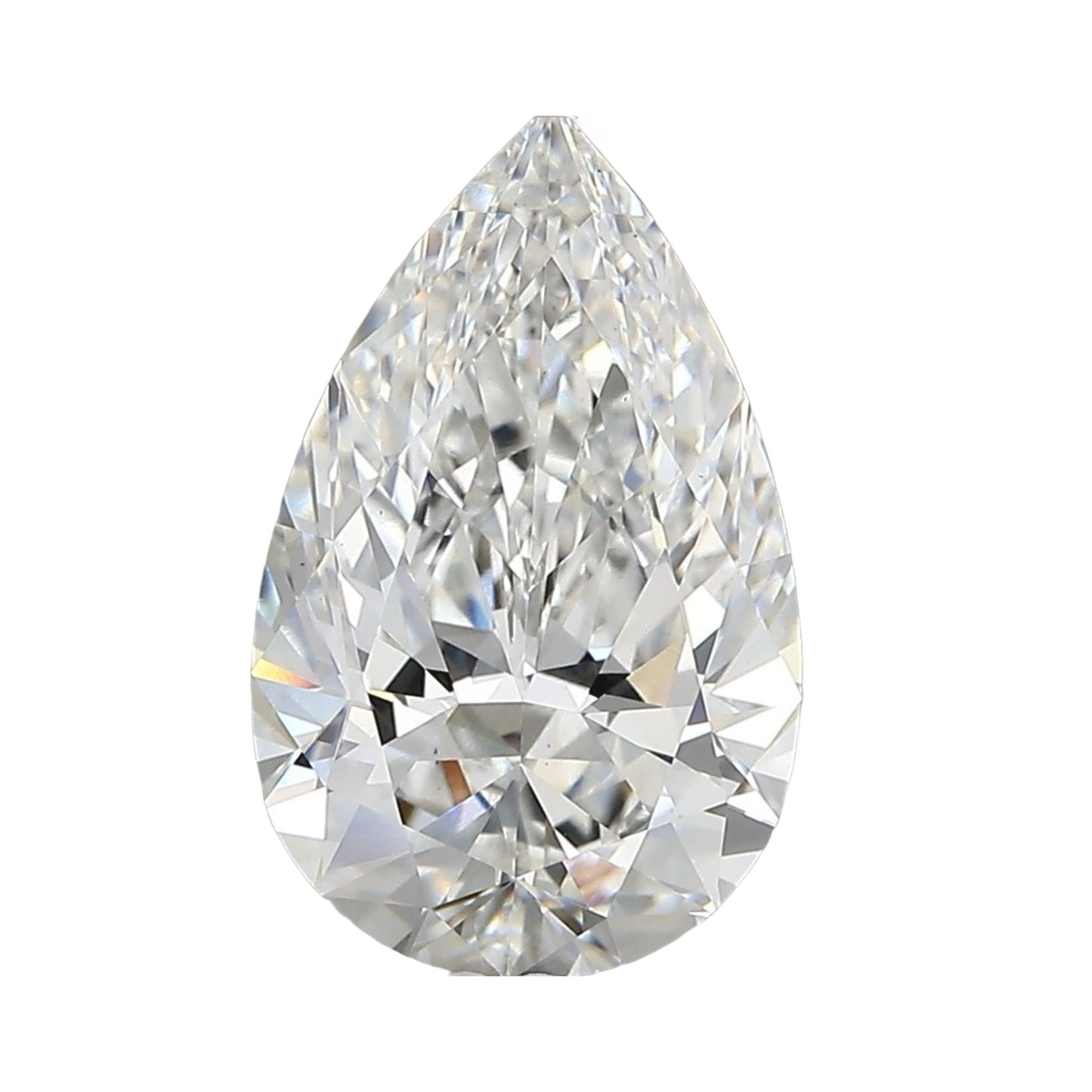 3.19ct E VS1 Modified Brilliant Pear Lab Diamond