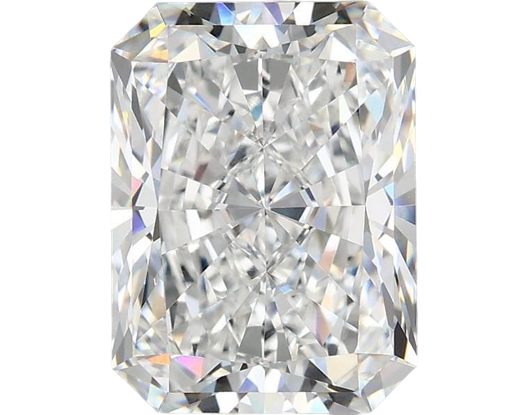 4.10ct E VVS2 Radiant Cut IGI Certified Lab Diamond