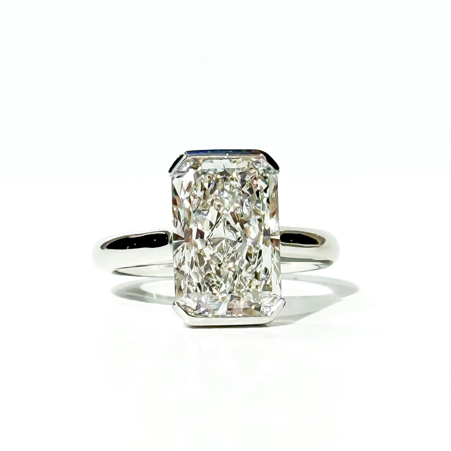 Radiant Half-Bezel Ring