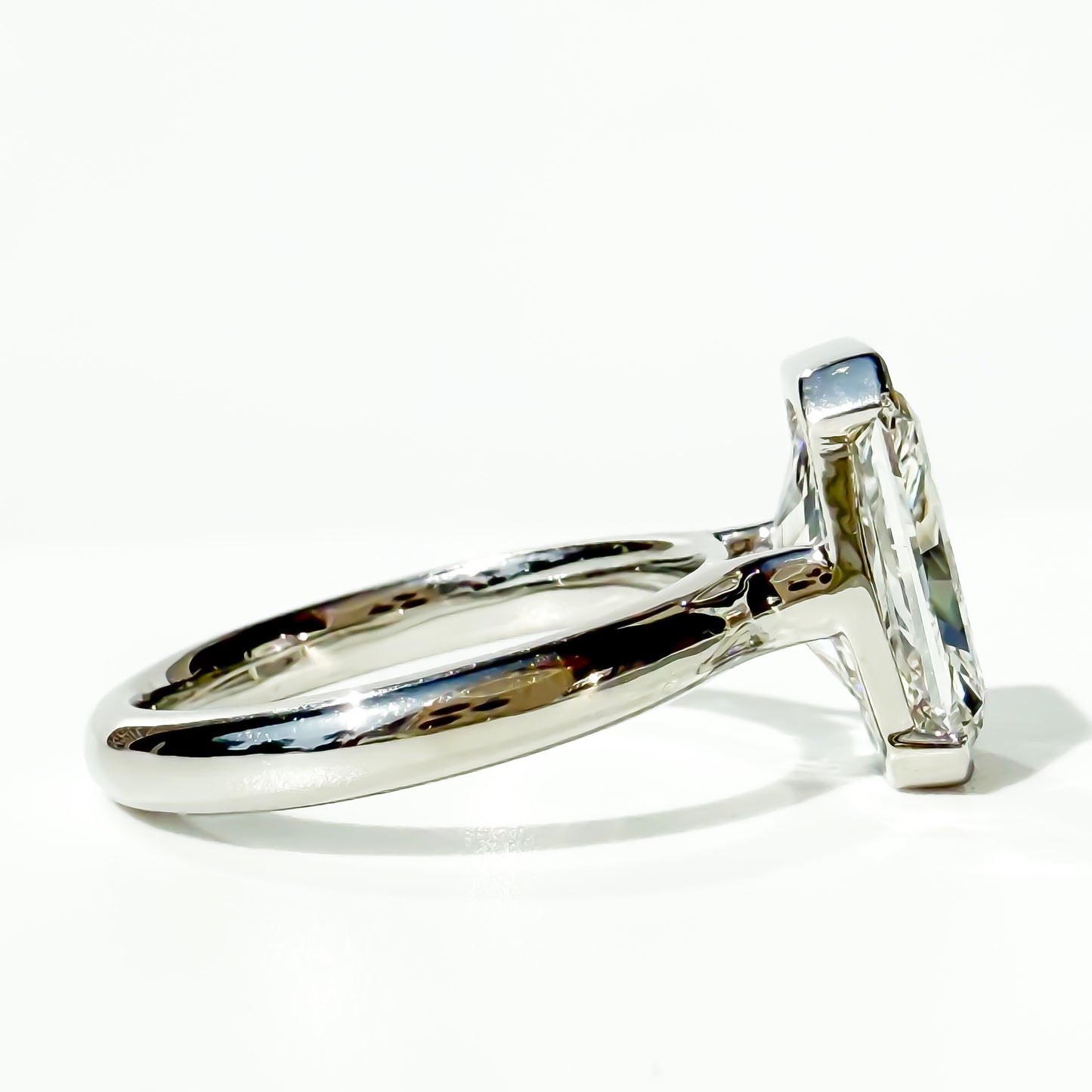 Radiant Half-Bezel Ring