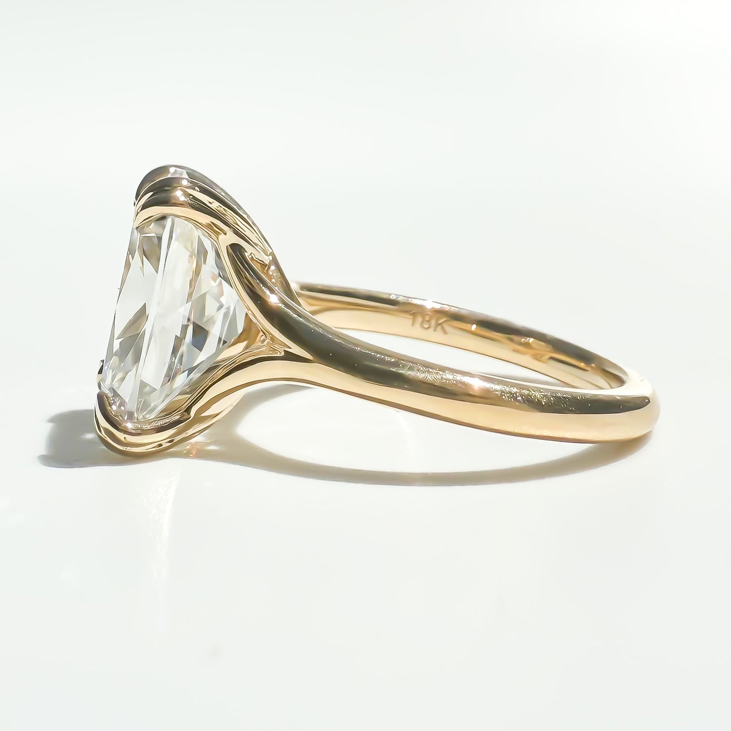 The Embrace Old Mine Cut Cushion Solitaire