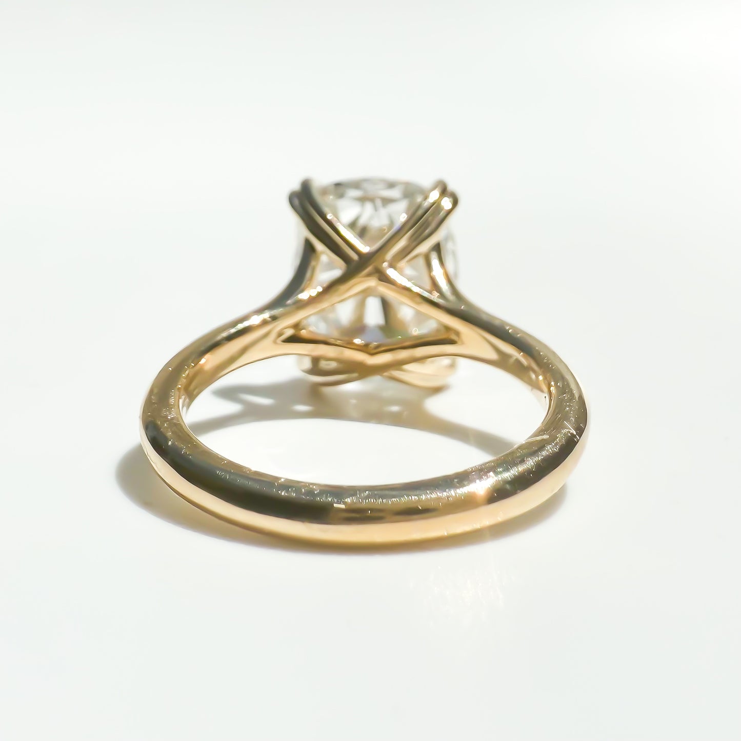 The Embrace Old Mine Cut Cushion Solitaire
