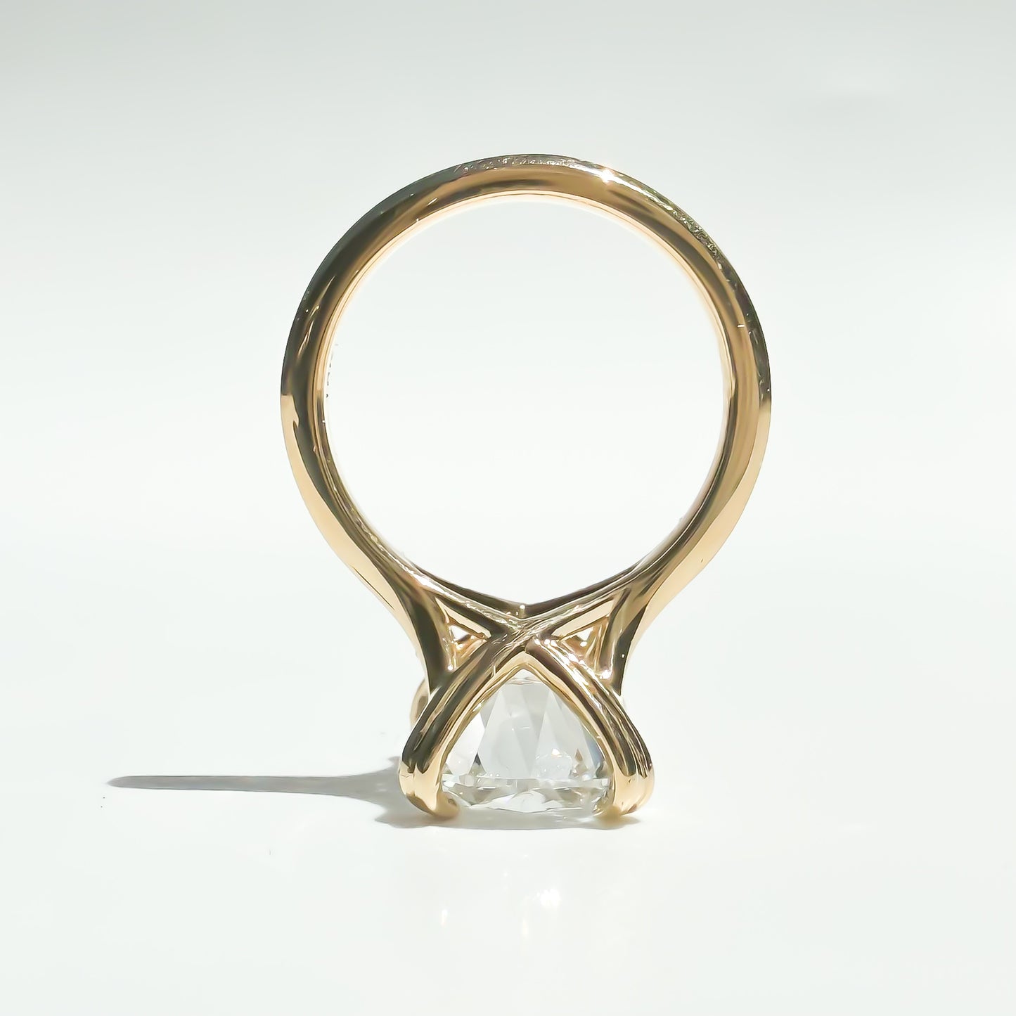 The Embrace Old Mine Cut Cushion Solitaire