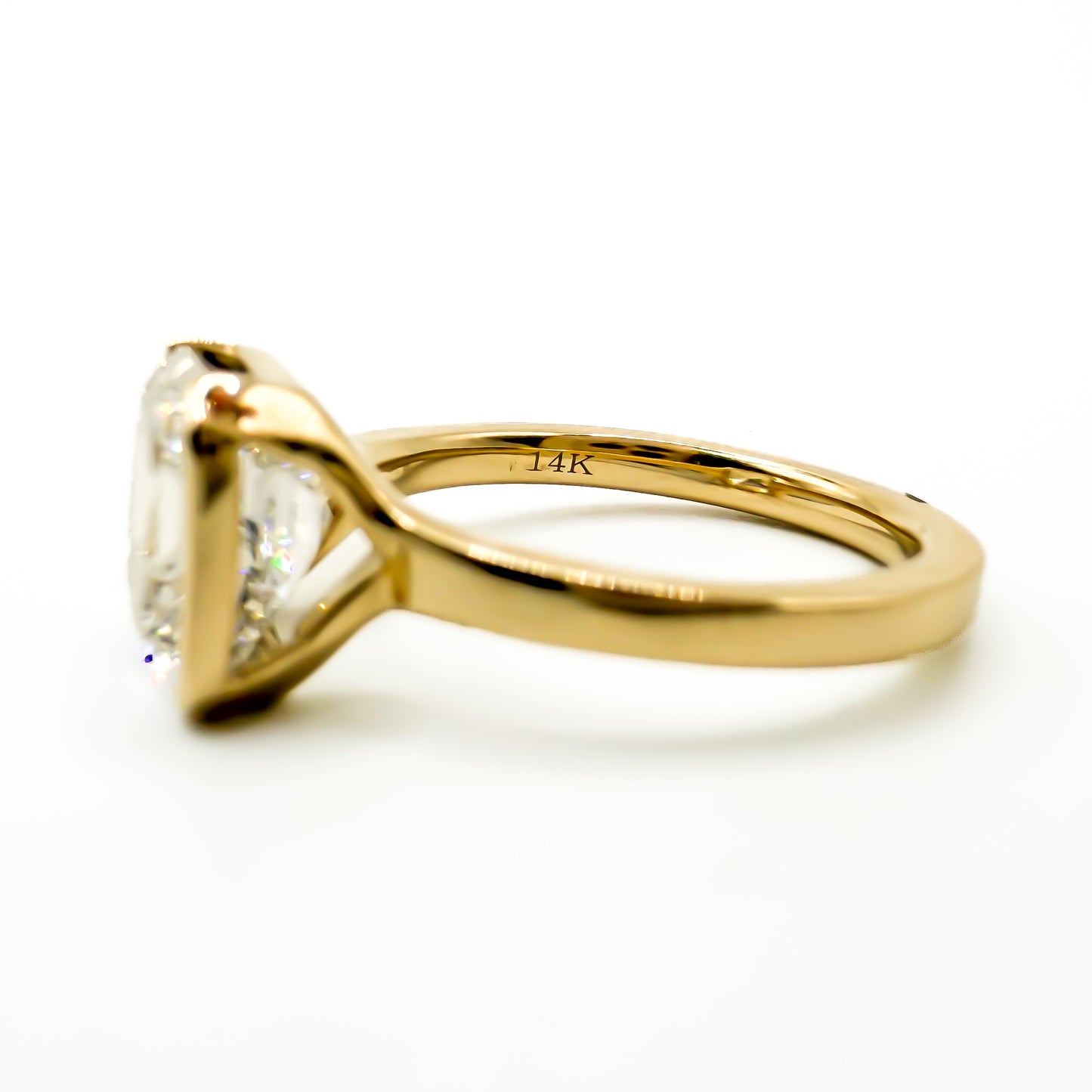 The Half Step Asscher Ring