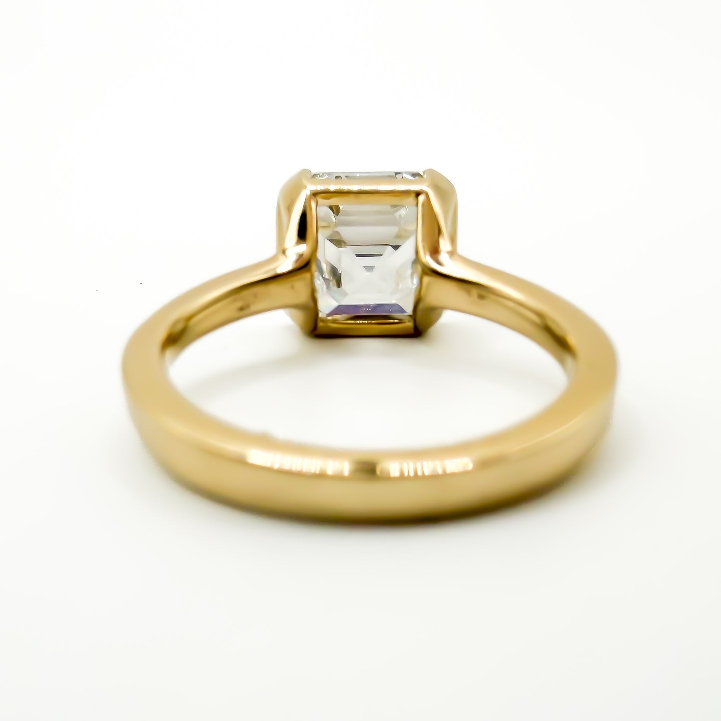 The Half Step Asscher Ring