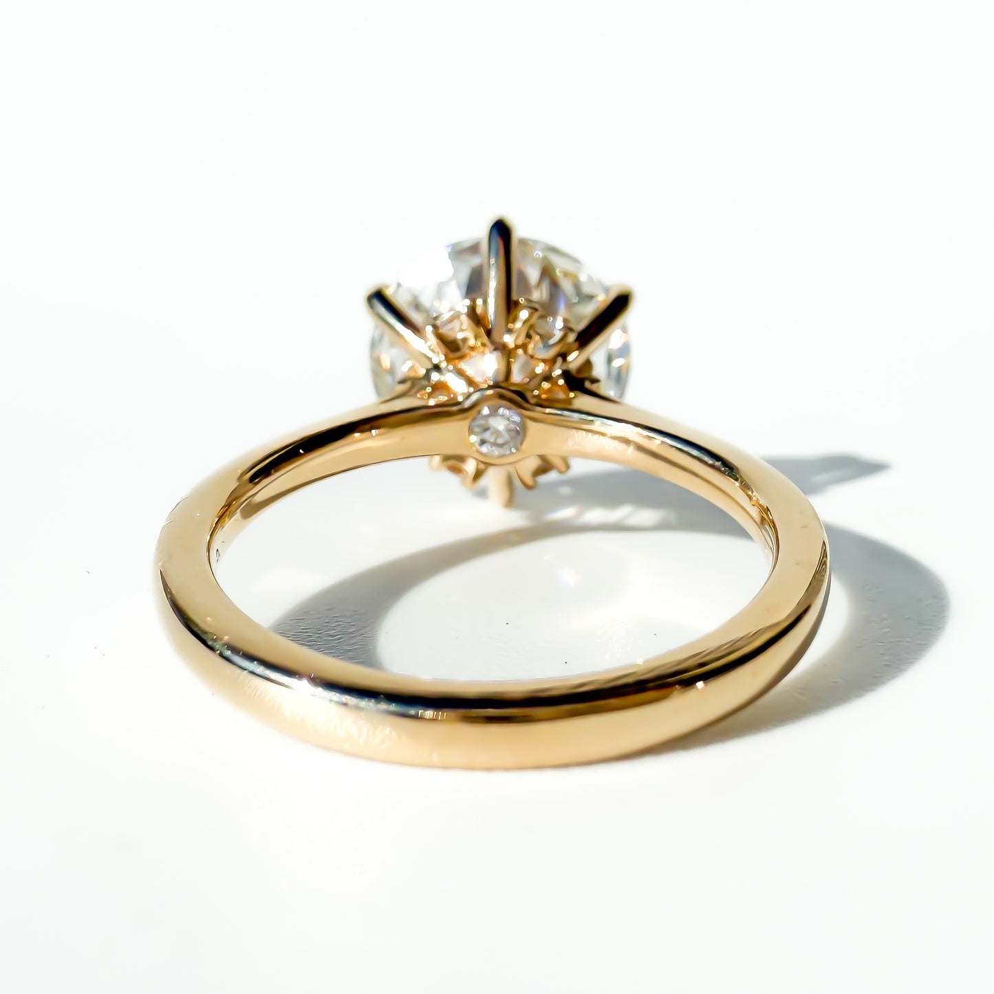 4.53ct Round Brilliant Solitaire with Hidden Halo