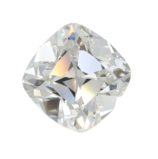 5.06ct E VVS2 IGI Certified Old Mine Cut Cushion Lab Diamond