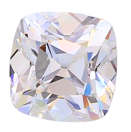 2.00ct IGI Certified Old Mine Cut Cushion E VS1