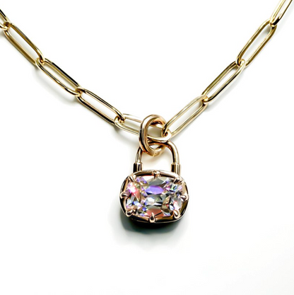 The Heirloom Padlock, 1.66ct Old Mine Cut Cushion