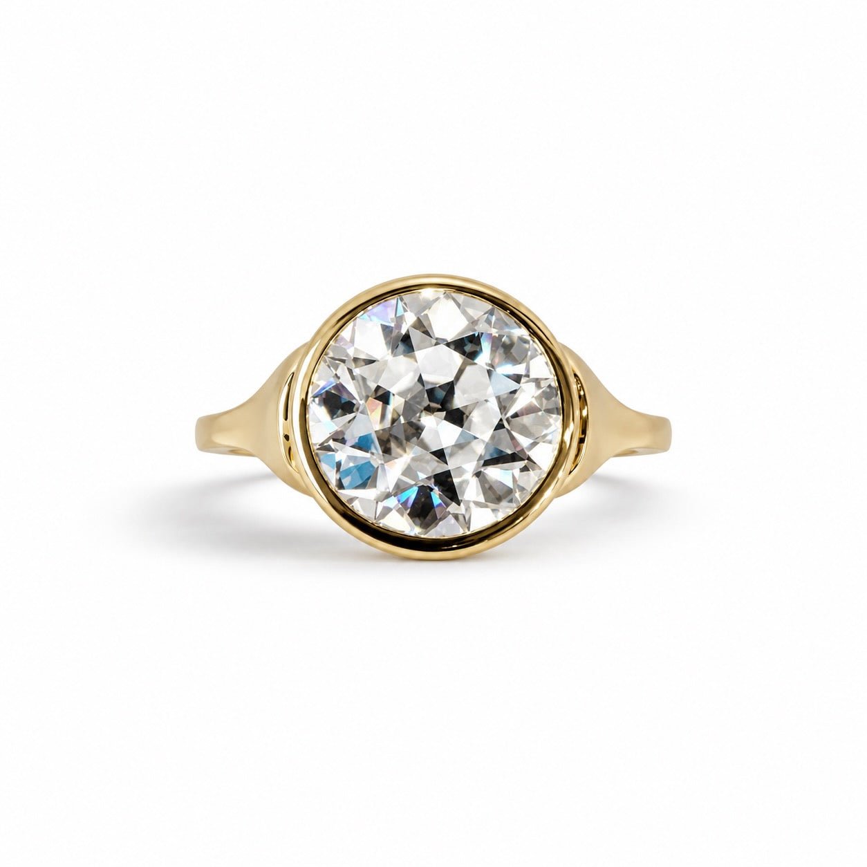 The Sunroof 3.55ct Old European Cut Bezel Solitaire