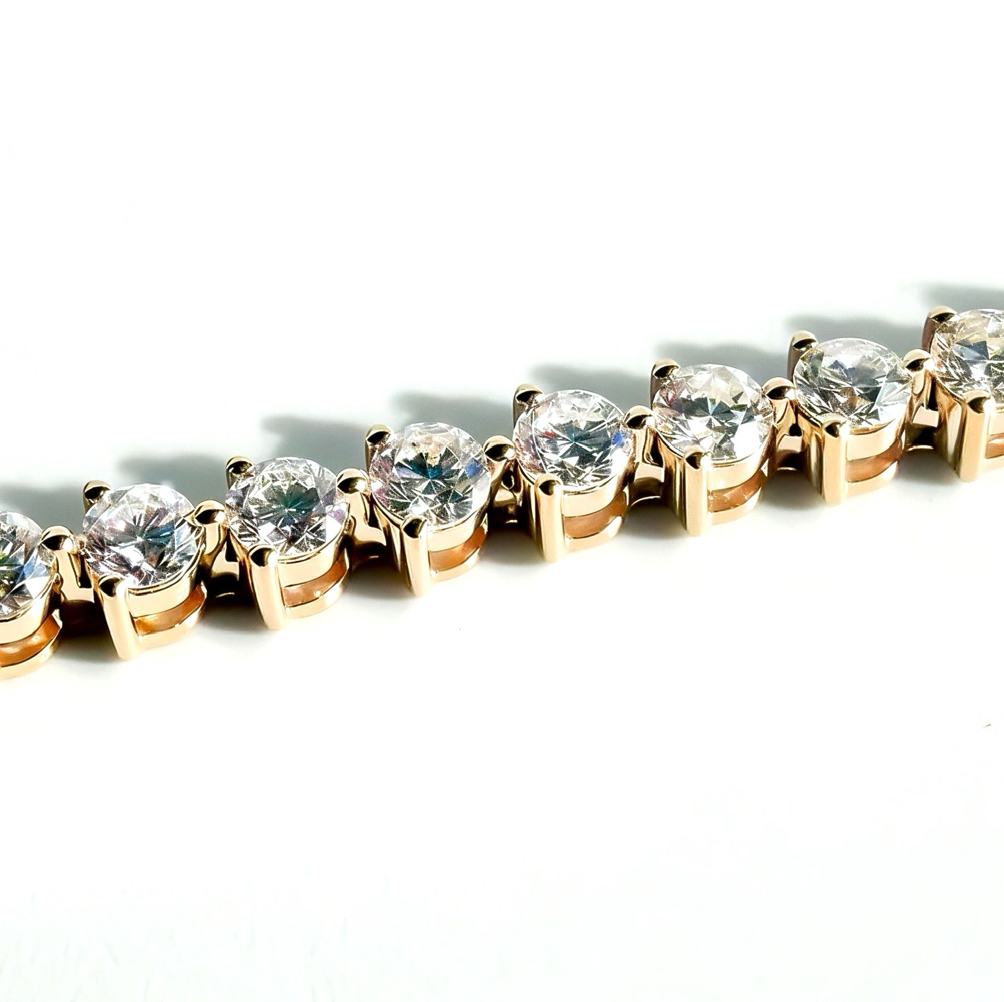 Three Prong Tennis Bracelet