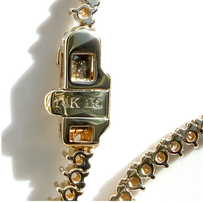 The Fancy Pants Graduated Tennis Necklace - 5.5 carats