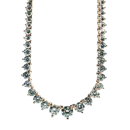 The Fancy Pants Graduated Tennis Necklace - 5.5 carats