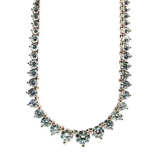 The Fancy Pants Graduated Tennis Necklace - 5.5 carats