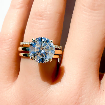 3.87ct E VVS2 Round Brilliant Solitaire
