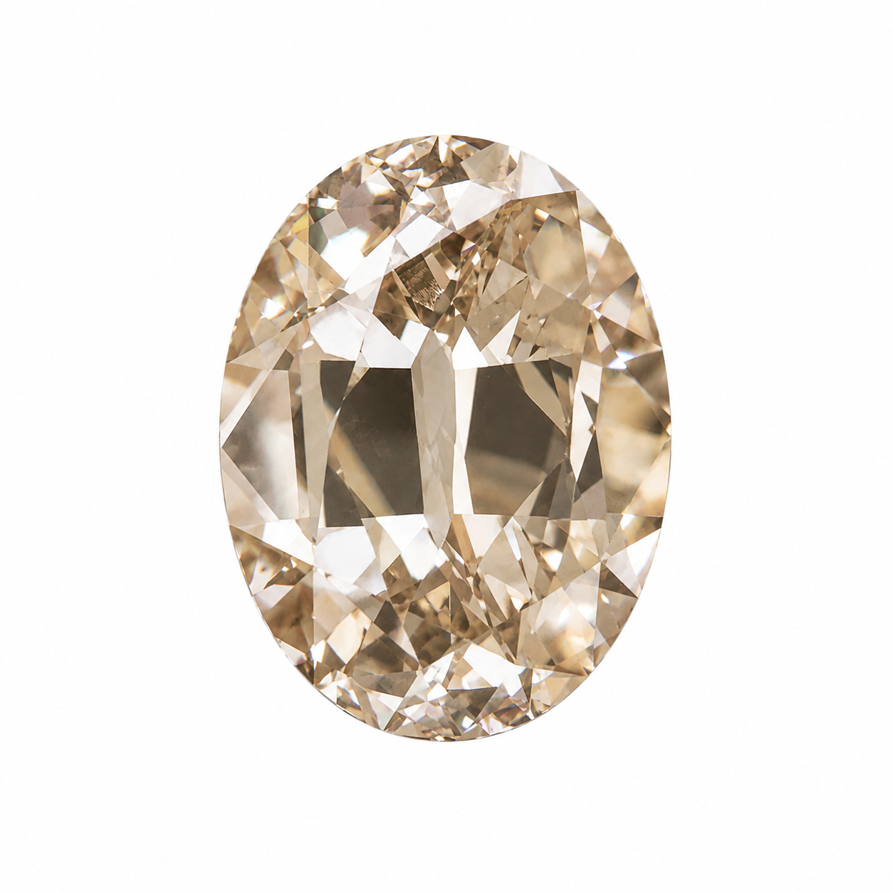 4.52ct Antique Cut Oval O-P VS1