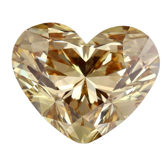 2.62ct Fancy Intense Yellow VS1 Heart Shaped IGI Certified Lab Diamond