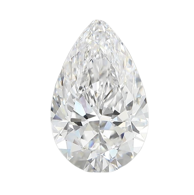 2.04ct D VS1 Pear Brilliant IGI Certified Lab Diamond