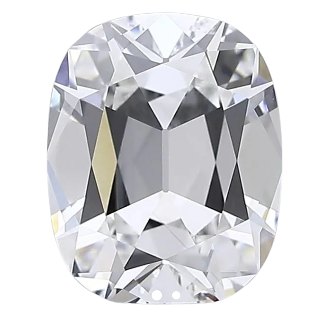 4.08ct E VS1 Old Mine Cut Cushion IGI Certified Lab Diamond