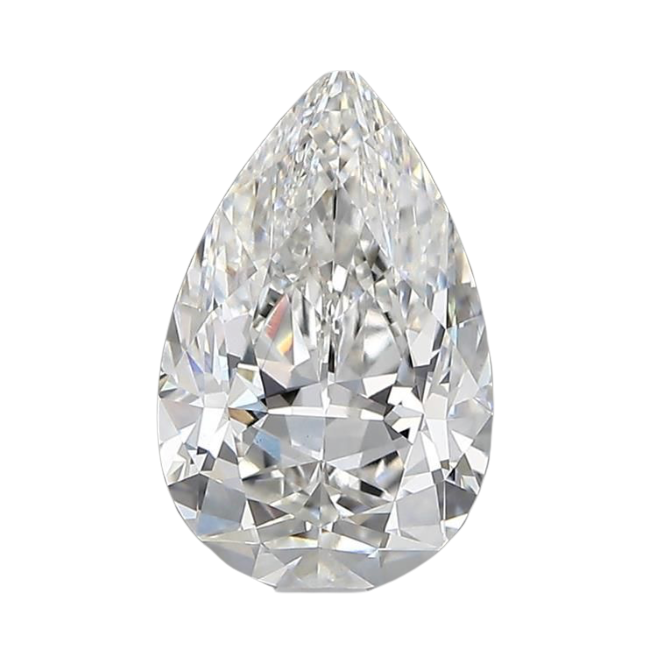2.21ct E VS1 Pear Shaped IGI Certified Lab Diamond
