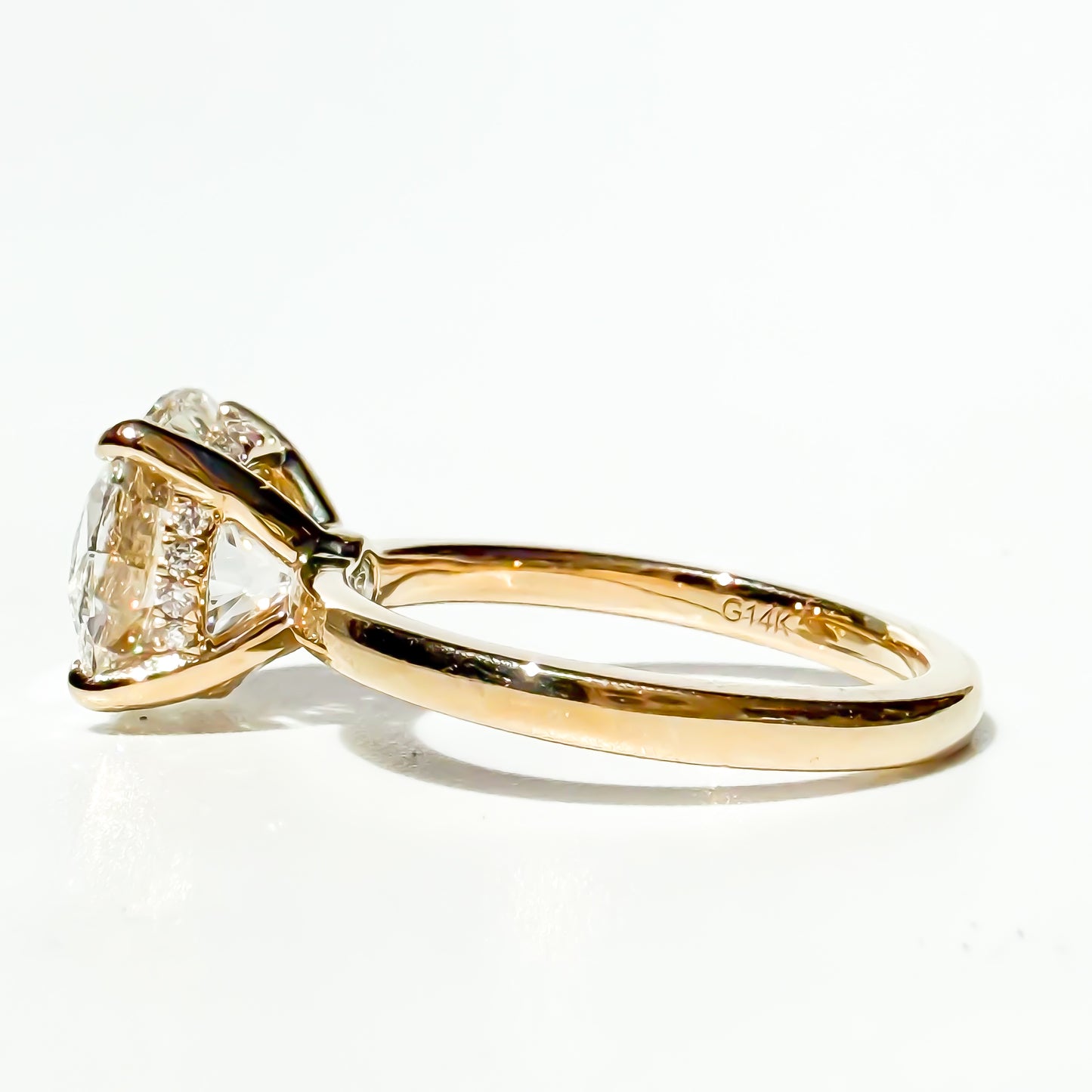 3.87ct E VVS2 Round Brilliant Solitaire