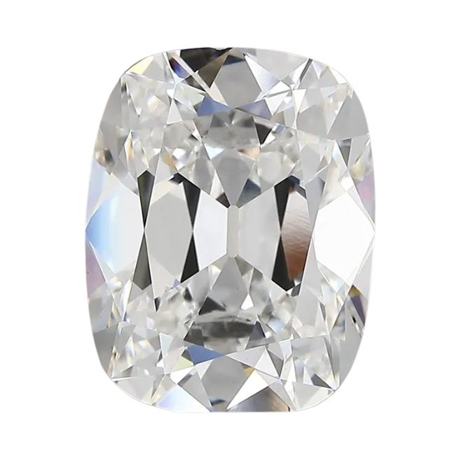 5.48ct E VVS2 Old Mine Cut Cushion IGI Certified Lab Diamond