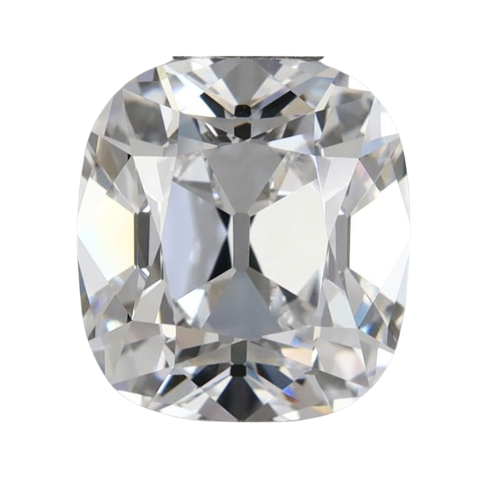 1.55ct E VVS2 Old Mine Cut Cushion IGI Certified Lab Diamond