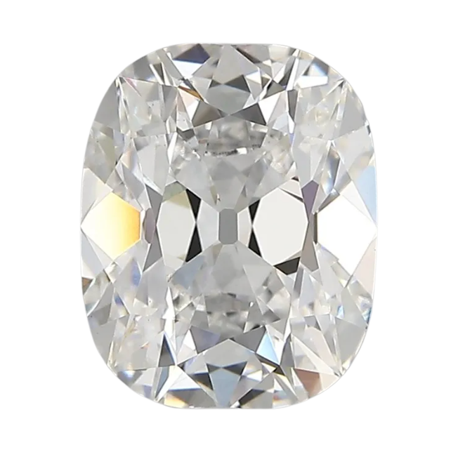 2.62ct E VS2 Old Mine Cut Cushion IGI Certified Lab Diamond