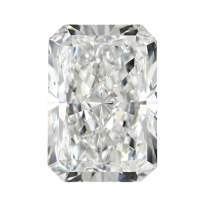 3.74ct E VS1 Radiant Cut IGI Certified Lab Diamond