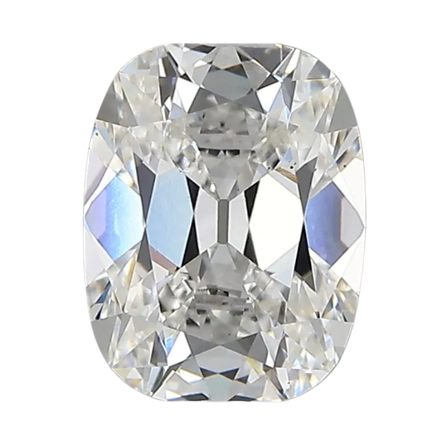 2.01ct F VS2 Old Mine Cut Cushion IGI Certified Lab Diamond