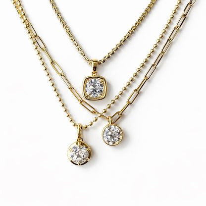 The 2.07ct OEC Heirloom Pendant in 14K Yellow Gold