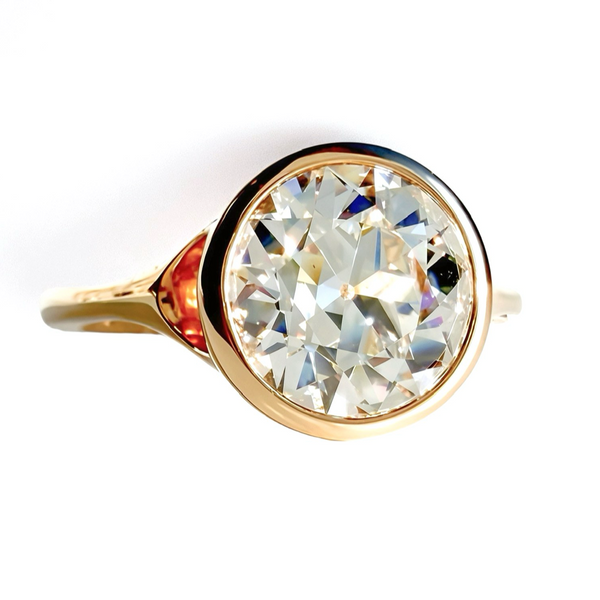 The Sunroof 3ct Old European Cut Bezel Solitaire