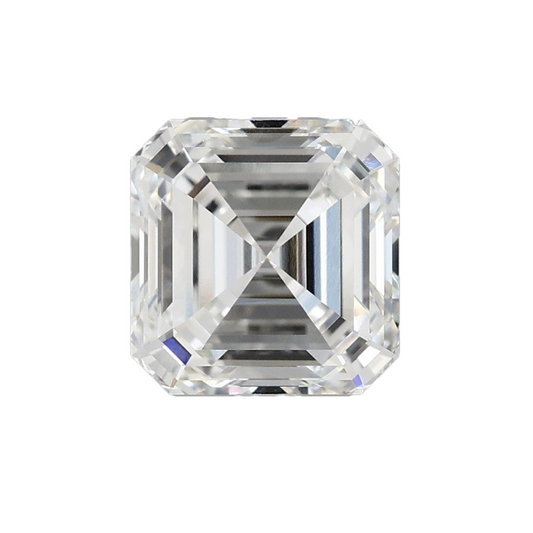 2.82ct E VVS2 IGI Certified Asscher Cut Lab Diamond