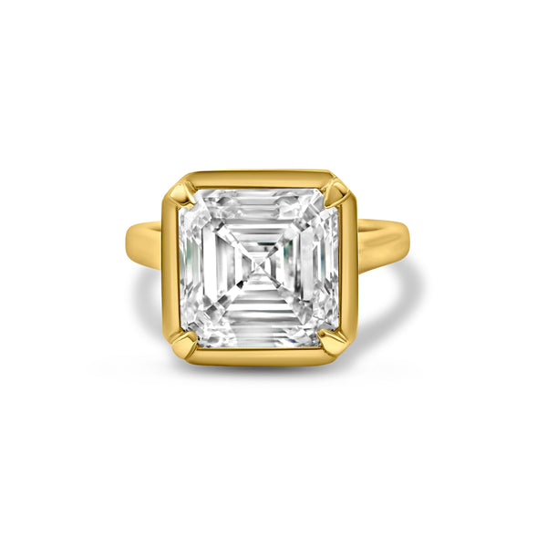 The Bezel-ish Asscher Solitaire