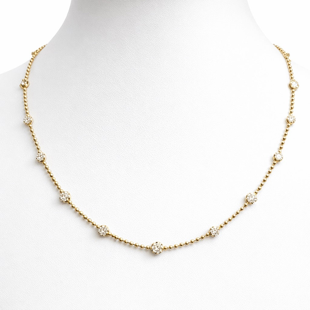 Bead Station Necklace
