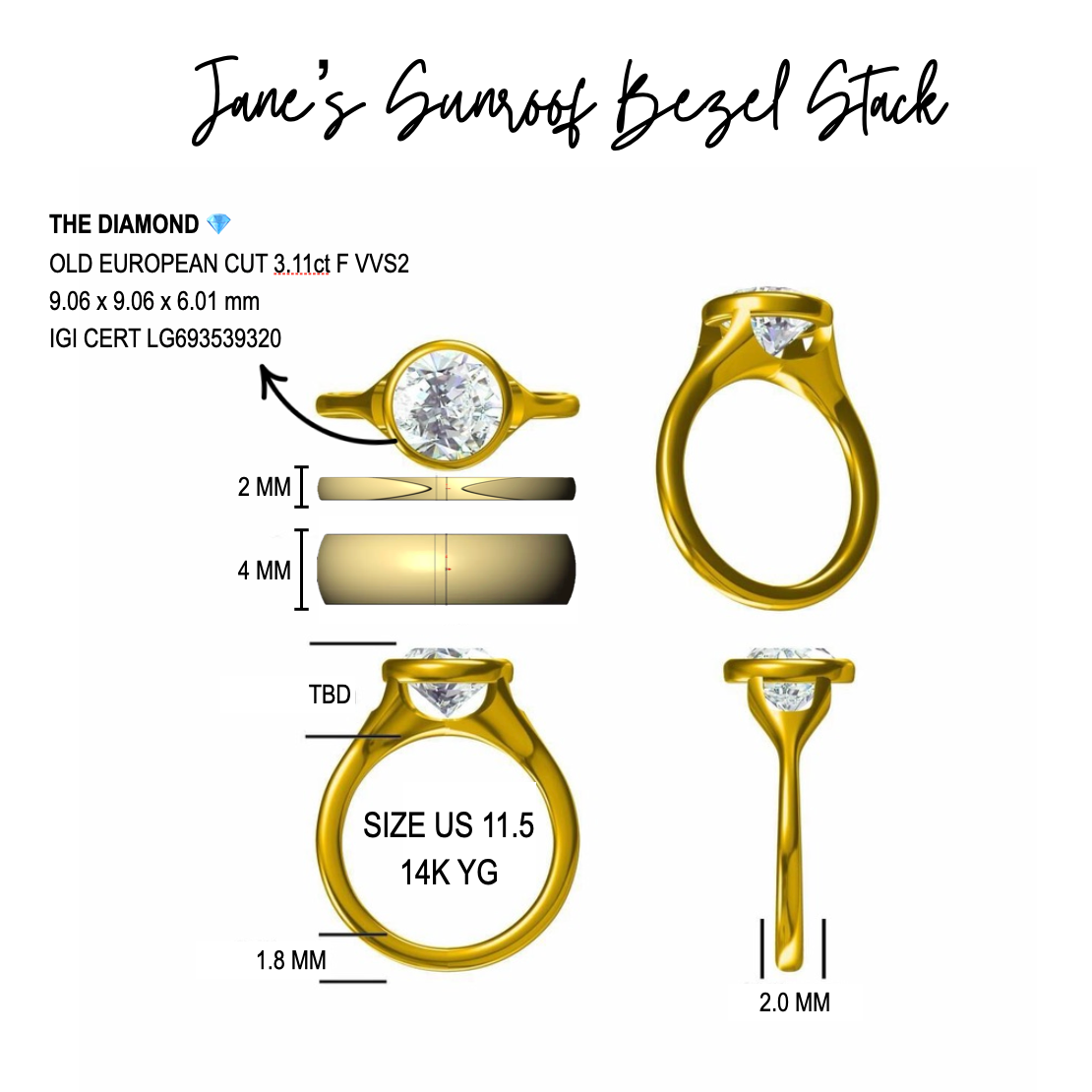 Custom Ring for Jane