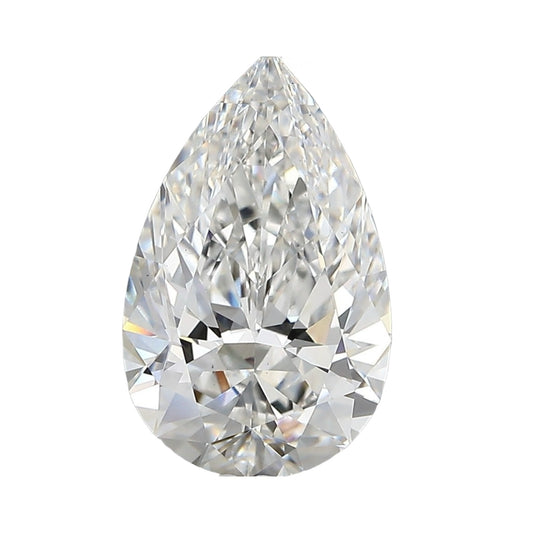 3.19ct E VS1 Modified Brilliant Pear Lab Diamond