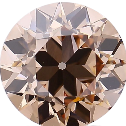 2.57ct Fancy Pinkish Brown VS1 Eurocut Lab Diamond