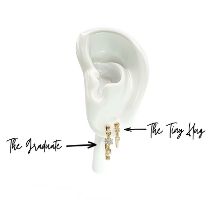 The Graduate hoop earrings