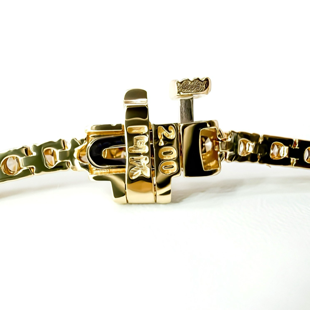 The Golden Hour Champagne Diamond Tennis Bracelet