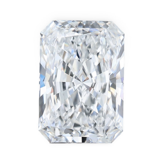 3.10ct D VVS2 IGI Certified Radiant Cut Lab Diamond