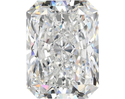 4.10ct E VVS2 Radiant Cut IGI Certified Lab Diamond