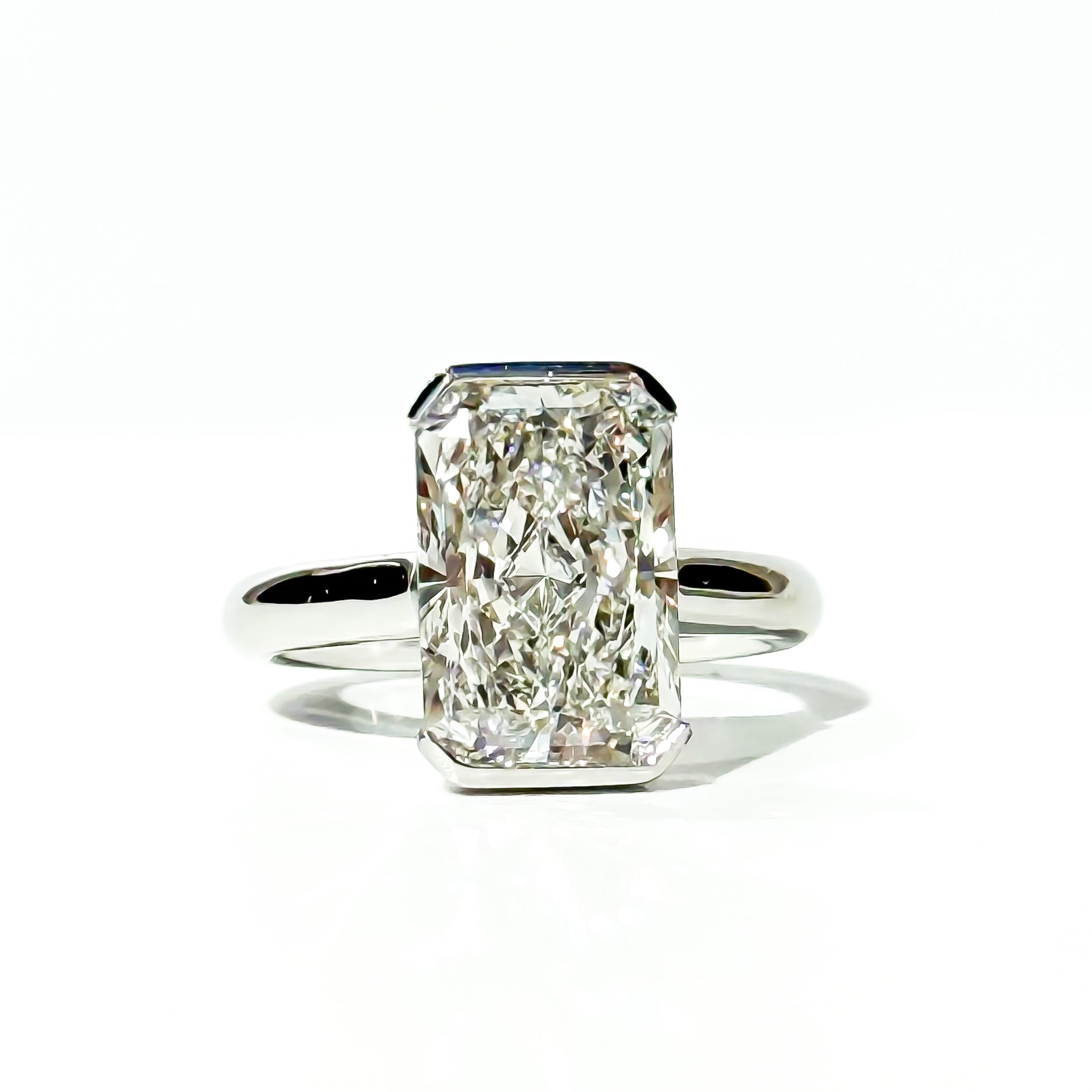 Radiant Half-Bezel Ring