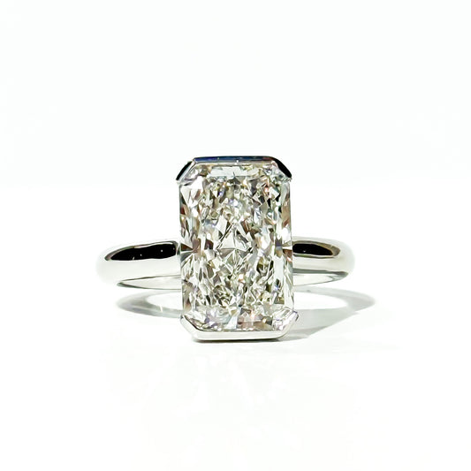 Radiant Half-Bezel Ring