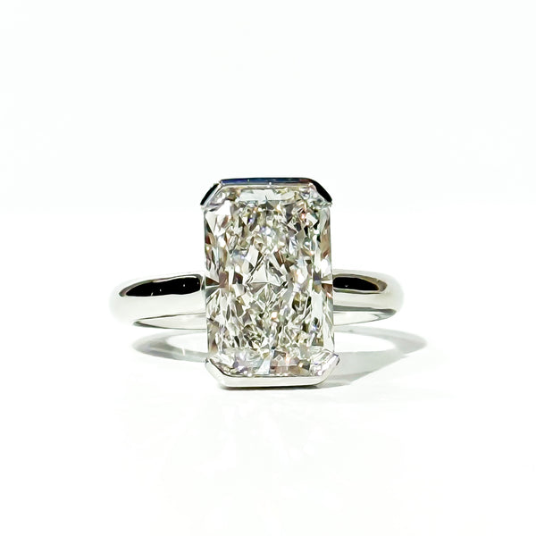 Radiant Half-Bezel Ring