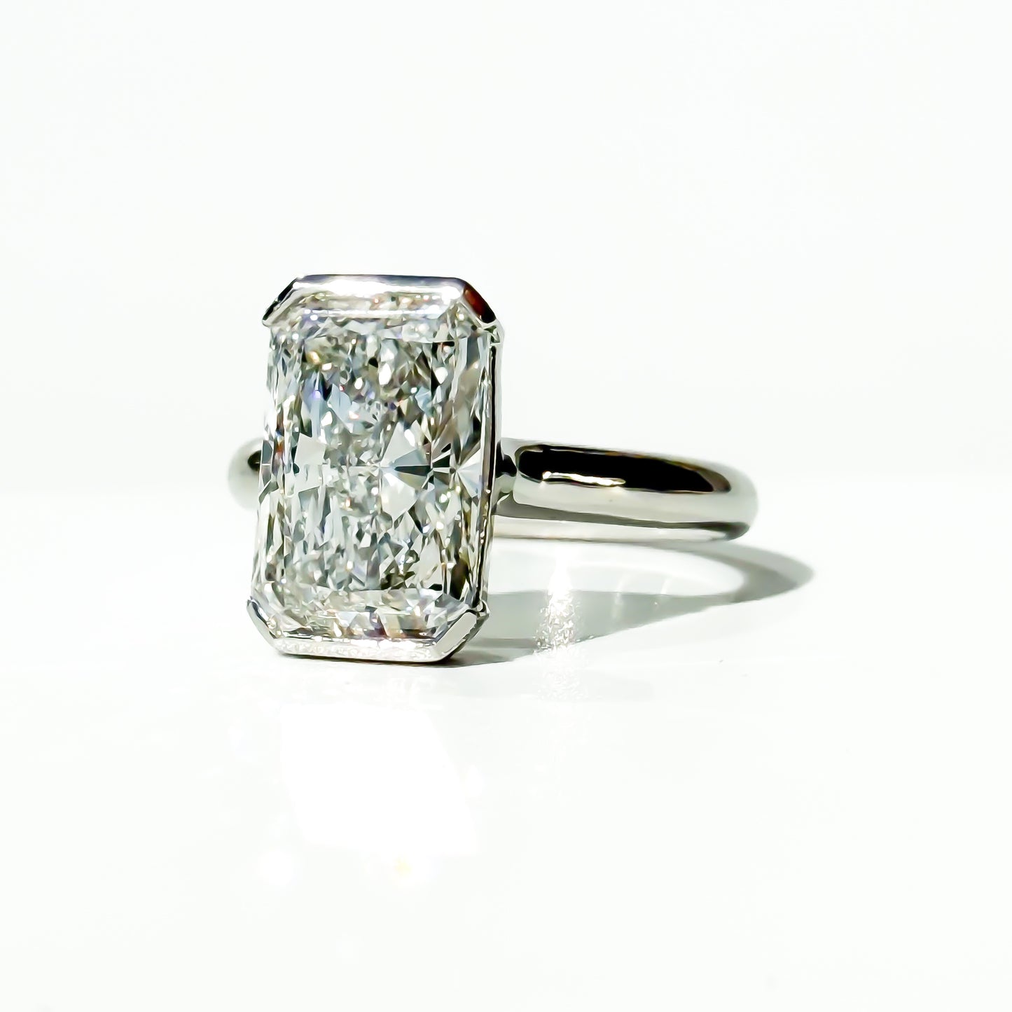 Radiant Half-Bezel Ring